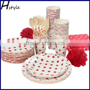 Manufacture Party Favor Supplies Paper Tableware Set SC168 thumbnail-4