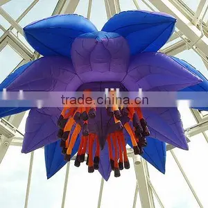 Giant Customized Hanging Colorful Inflatable Led Flower for Party thumbnail-1