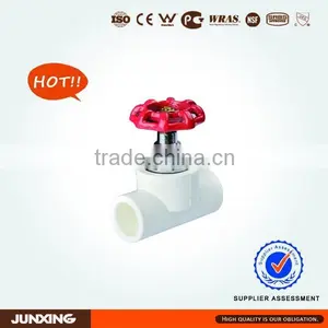 2015 Hot Sale Double Hot Fusion Brass Stop Valve for Ppr Pipe thumbnail-1