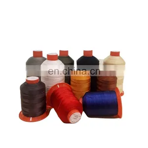 China Manufacturer High Tenacity High Tenacity Dyed Colors Sewing Threads Nylon Material thumbnail-1