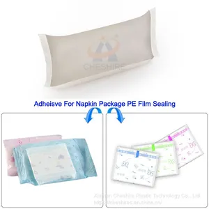 Cheshire Sale Sanitary Napkin Packaging PE Film Sealing Glue High Quality China Hygiene Pressure Sensitive Hot Melt Adhesive Gum thumbnail-1