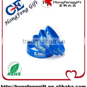 Factory Promotion Full Color Silicone Wristbands thumbnail-1