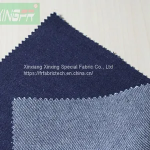 Denim FR Fabric Flame-retardant Knitted Fabric Fire Retardant Fabric Wholesale thumbnail-1
