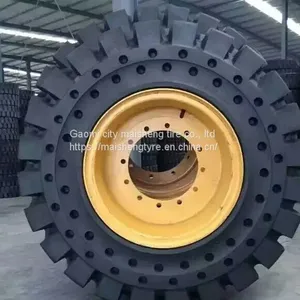 Solid Tire 26.5-25 Roller 60 Forklift Engineering Solid Wheel Mining Loader Explosion-proof Wear thumbnail-1