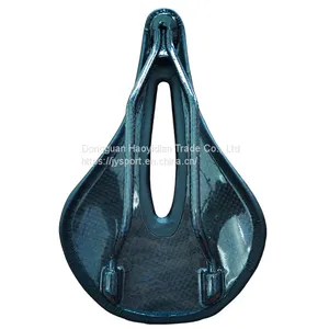 Carbon Bike Saddle Graphite Bicycle Saddle OEM Custom Logo Factory Hot Selling Wholesale Cs143 Black thumbnail-2