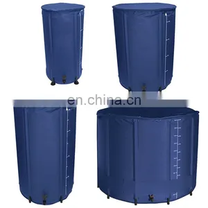 200L/250L Blue Green Black Portable Camping Rain Harvesting Water Barrel With Accessories thumbnail-4
