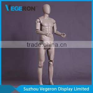 Full Body Fiberglass Flexible Male Mannequin thumbnail-1