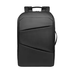 Men's Bag Waterproof Business Travel Notebook Backpack Anti Theft Computer Backpack Black thumbnail-1