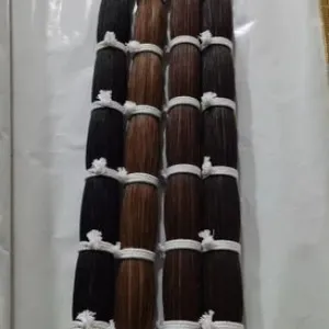 Violin Bow Hairreal Horse Hair Stallion Brown Black Horse Tail Hair thumbnail-3