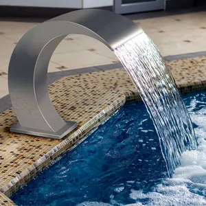 Durable 304 Stainless Steel Arc Hook With Strong Spring Garden Decoration Waterfall Swimming Pool Tool Accessory thumbnail-1