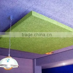 Fireproof Painted Wood Wool Acoustic Panel;wood Fiber Cement Acoustic Board thumbnail-1