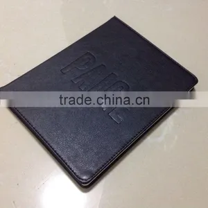 Pu Leather Stitching Notebook With Embossing Logo thumbnail-3