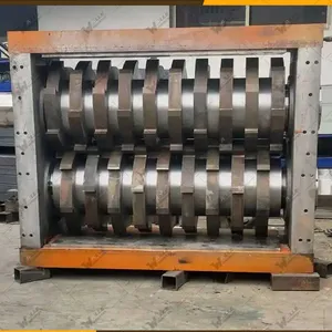 Engine Block Double Shaft Shredder Metal Crusher Shredder thumbnail-2