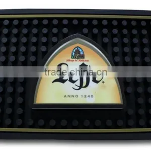 Custom Branded Logo Soft PVC Natural Pvc Material Color Printing Bar Mat thumbnail-1
