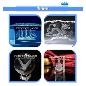Perfect Laser Popular Glass Crystal Mini 3D Crystal Laser Engraving Machine for Sale thumbnail-2