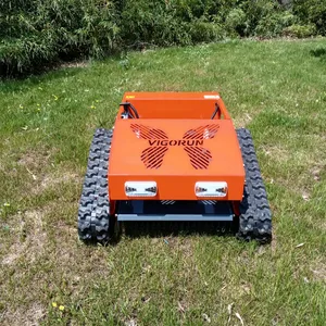 Remote Control Lawn Mower (VTC550-90) Remote Operated Wheel Lawn Cutter Machine China Manufacturer, Factory Direct Sales Radio Controlled Lawn Mower Robot thumbnail-5