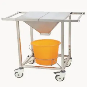 Stainless Steel Medical Trolley Delivery Hospital Operation Trolley thumbnail-3