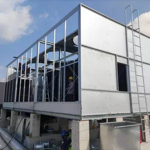 400-ton All-steel Cooling Tower, Square Cross-flow Type, Ultra-low Noise, Made of Magnesium-aluminum-zinc Coated Steel Plate thumbnail-4