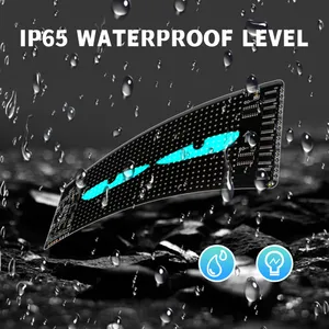 USB Scrolling Message IP65 LED Matrix Panel Light Digital Display Advertising Screen App-Controlled LED Car Sign Board thumbnail-3
