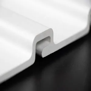 White Bracket Slatwall Pvc Panel Slatwall Pvc With Customized Size thumbnail-2