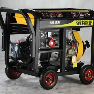 6.5KW Three Phase 380V Open Frame Diesel Generator | 195F Engine | 100% Copper Alternator thumbnail-5