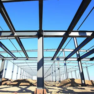 40x60 Modern Steel Structure Building Kit Warehouse Prefabricated Steel Structure Building thumbnail-3