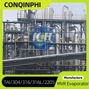 Corrosion-Resistant Titanium Double-effect MVR Evaporator for Chemical Concentration thumbnail-1
