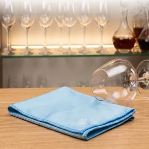 Lint-Free Microfiber Glass Cleaning Cloths - Ultra-Absorbent & Scratch-Free for Crystal Clear Finish thumbnail-1