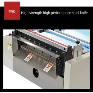 MO-Qdmdch Automatic Computerized BZ181 Roll to Sheet Cutting Machine for PVC Bubble Film Non-woven Fabric Strip Polyester Film Slitting Machin thumbnail-5