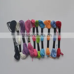 Hot Sale DIY Colorful Cotton Thread 100% Cotton Sewing Thread thumbnail-1