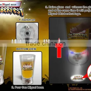 Party Favors Led Logo Projector Cup,2014 New Products LED Flashing Disco Projector Cup thumbnail-1