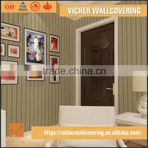 Classic Stripe Style Style PVC Material Latest Design Self Adhesive Pvc Wallpaper thumbnail-1