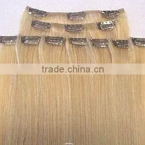 Top Quality Easy Clips Hair Extensions Human Hair Remy Clip In Hair Extensions thumbnail-1