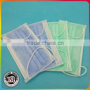 Good Quality 3 Ply Purple And Green Face Mask thumbnail-1