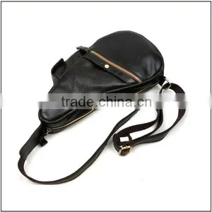 Fanshion Design Leisure Shoulder Backpack Genuine Leather Chest Bag for Men thumbnail-3