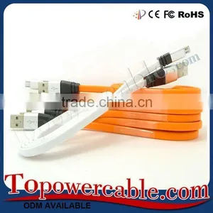 Flat Micro Male Usb2.0 To Male Usb Cable For Samsung S7 thumbnail-5