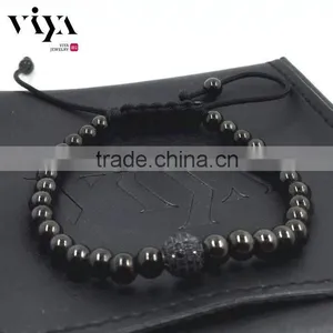 2016 Latest Fashion Beaded Wrap Steel Beads Wrist Bracelet thumbnail-3