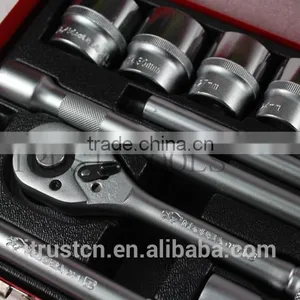 25PCS 1/2" Metal Box Socket Set With L Handle 4025AAL GS KING TOOLS Made in China thumbnail-3