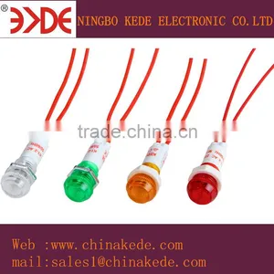 Round Led Indicator Light 400v High Volt 9.5mm Mounting Hole thumbnail-2