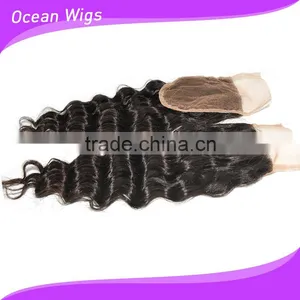 Cheap Lace Closure, Deep Wave, Ntural Color thumbnail-4