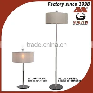 Stylish Stainless Steel Floor Lamp in Chrome thumbnail-1