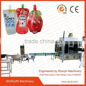 Soybean Milk Filling Sealing Machine /palstic Spout Pouch Packing Machine thumbnail-2