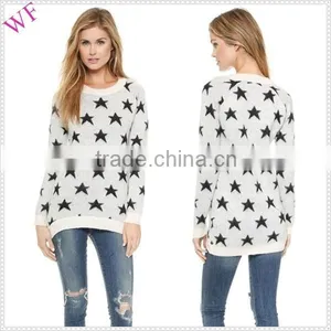 Jiaxing Ladies Elegant Sweaters Plus Size Woman Casual Lady Pattern Knitwear 2014 thumbnail-1