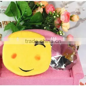 Hot Sell Emoji Coin Purse Plush Wallets Small Bag thumbnail-4