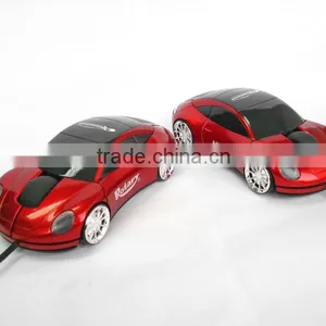 Computer Laptop USB Wired Car Shaped Gift Mouse With LED thumbnail-2
