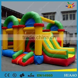 Inflatable Bouncy Castle With Water Slide for Children Game thumbnail-1