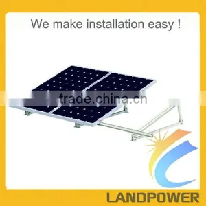 Flat Roof Adjustable Portrait Ballasted Solar PV Mounting System thumbnail-1