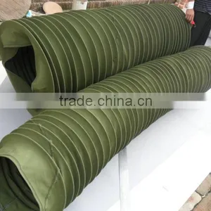 Outstanding Army Green Tri-Protective Cloth Round Telescopic Guards For Processing thumbnail-2