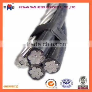 XLPE PE PVC Insulation Material and Aluminum Alloy AAAC Aluminum AAC Conductor Material Low Voltage Twisted Abc Cable thumbnail-2