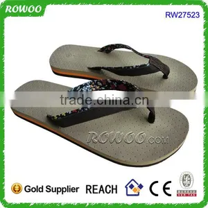 Pretty Print Cloth Women Flip Flops Breathable Indoor/Indoor Slippers thumbnail-1